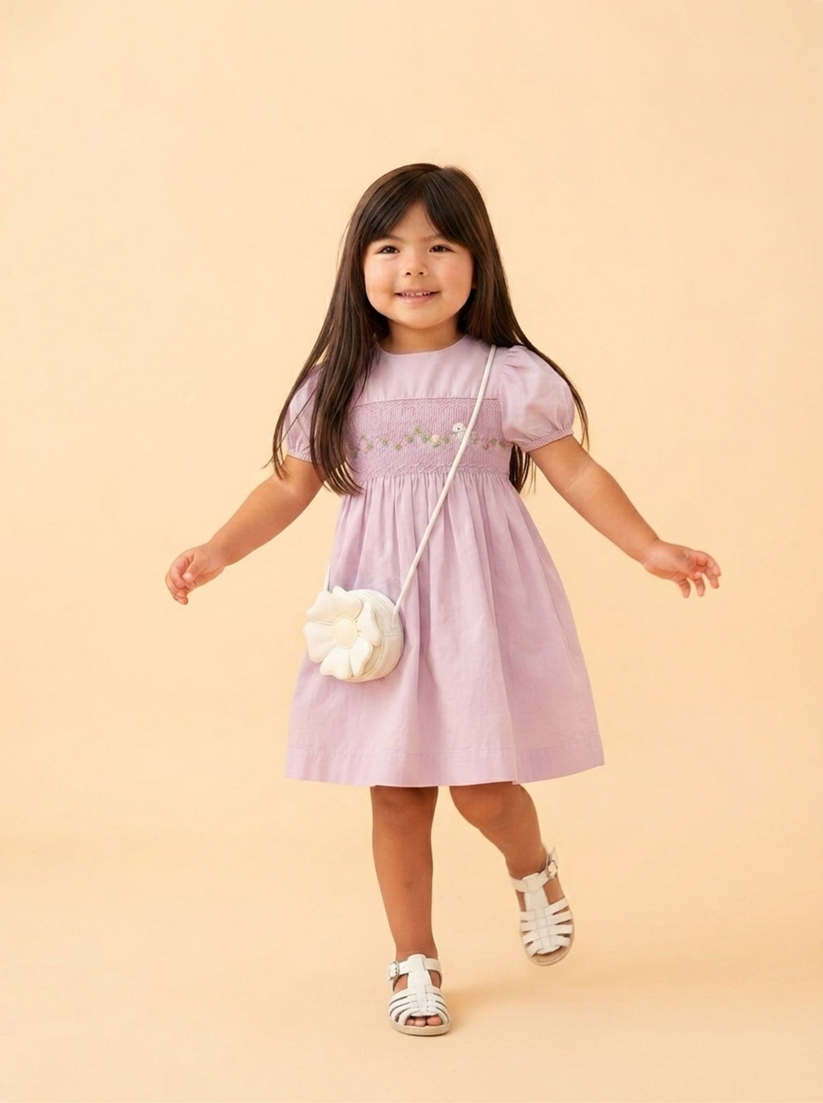Pink Bunny Smoked Bubble Dress (FK-TM 850A) - Image 2
