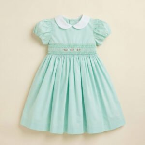 Mint Peter Pan Collar Dress (PS-B 382)