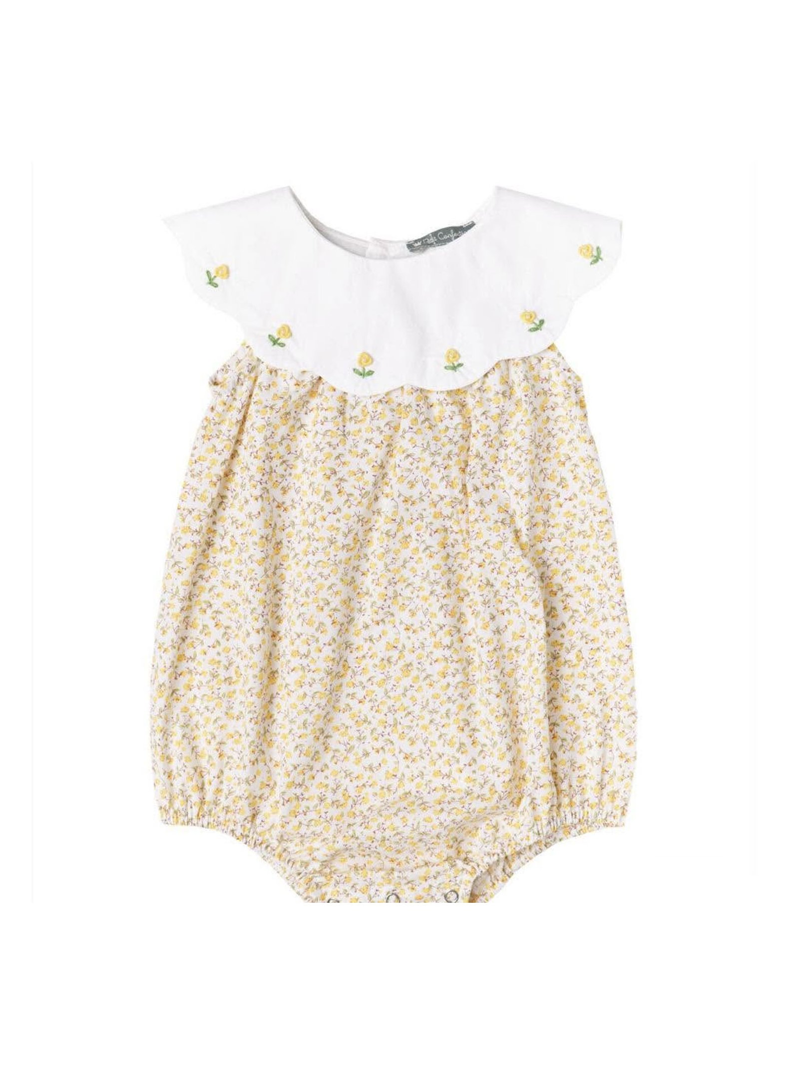 White & Yellow Flower Dress (PC-NP337)