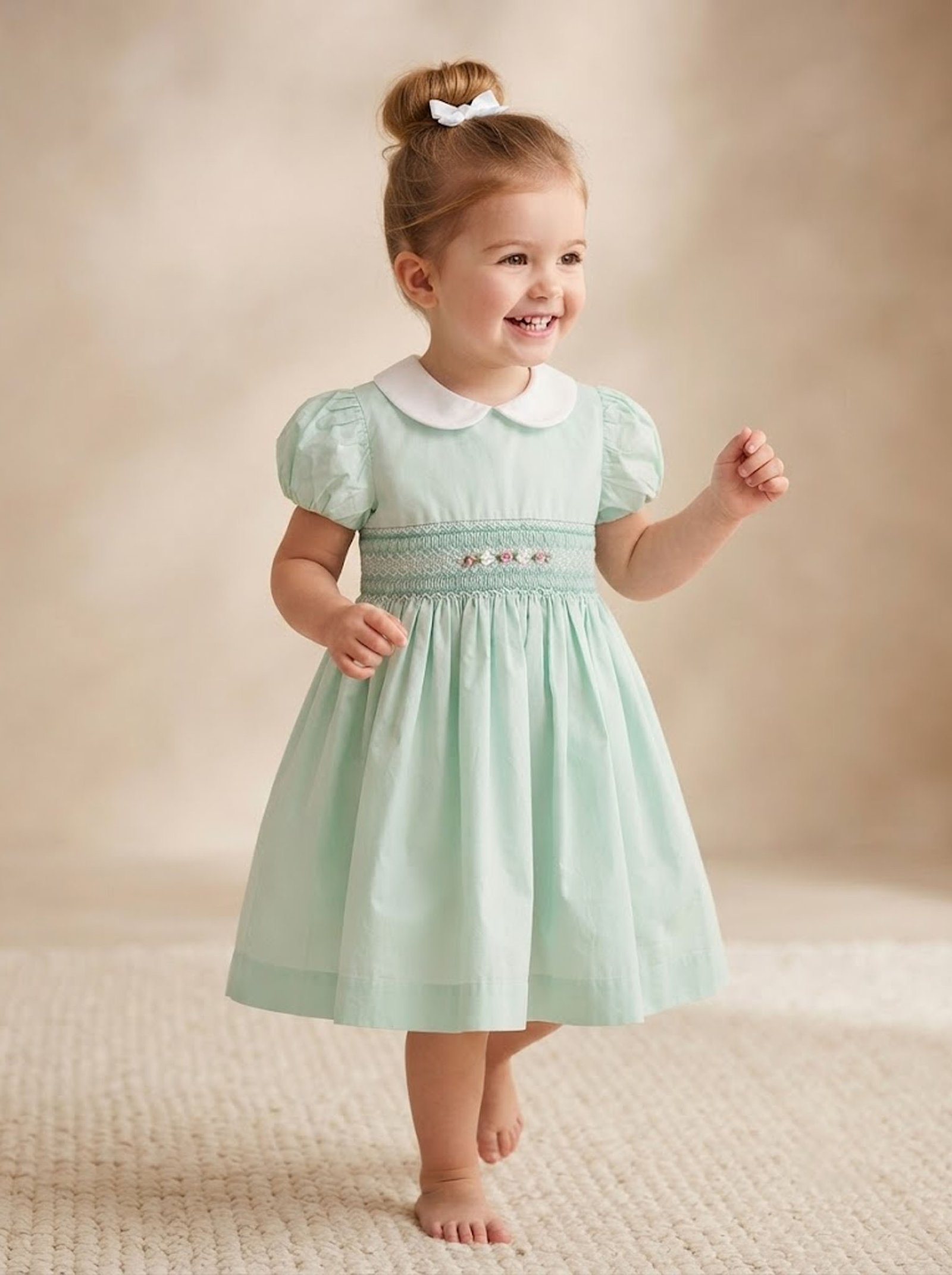 Turquoise Peter Pan Dress ( PS- B 382) - Image 2