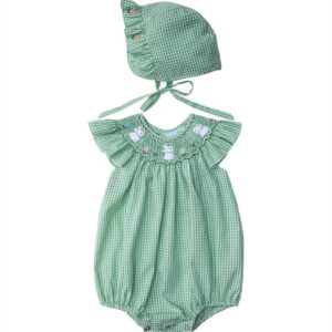 Pink Smocked Heart Dress ( FK - TM 1071)