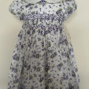 Lavender & White Peter Pan Collar Dress ( FK-TM 1102 )