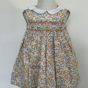 Peach Smocked Dress ( PS- NP 154)