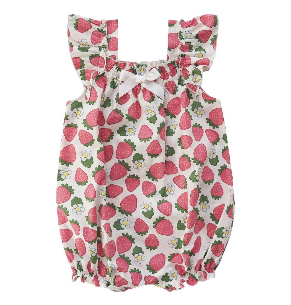 Strawberry Print Bubble Dress (FB-B071)