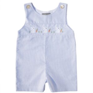 Bunny Embroidered Blue Sttipe (PS-TM 1168)