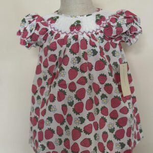 Strawberry Smocked Dress (FK- TM 1095)
