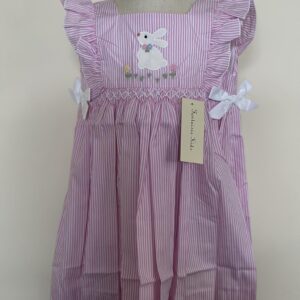 Pink & White Strip Easter Bunny ( FK-TM 1092)